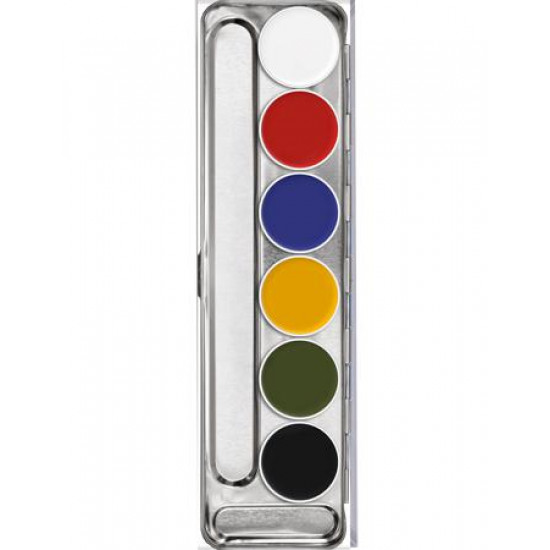 SUPRACOLOR PALETTE 6 COLORS სუნამო და კოსმეტიკა Supracolor is a cream make-up preparation that has proven widely successful for decades. SUPRACOLOR PALETTE 6 COLORS