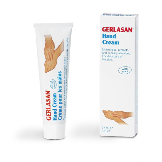 GEHWOL GERLASAN ხელის კრემი სუნამო და კოსმეტიკა ხელის კრემი დამატენიანებელი ხელის კრემი ალოე ვერას, შარდოვანას და ჟოჟობას ზეთით. GEHWOL GERLASAN ხელის კრემი