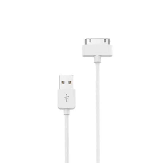 Rapid Charging Cable X1 Apple iPhone 4/4S 1m მობილურის აქსესუარები, ტელეფონები ბრენდი: Hoco კაბელის ტიპი: male-male კონექტორები: Lightning-USB სიგრძე: 1000mm ტიპი: Cable ფერი: White Rapid Charging Cable X1 Apple iPhone 4-4S 1m