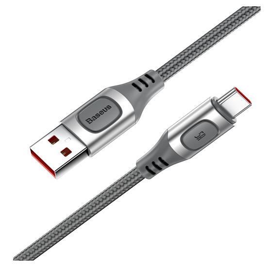 Flash Multiple Fast Charge Protocols USB Cable Type-C 5A 1m CATSS-A0S მობილურის აქსესუარები, ტელეფონები ბრენდი: Baseus კაბელის ტიპი: male-female კონექტორები: Type C-USB სიგრძე: 1000mm ტიპი: Cable ფერი: Silver Flash Multiple Fast Charge Protocols USB Cable Type-C 5A 1m CATSS-A0S