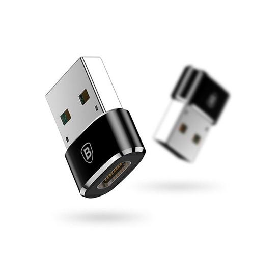 Exquisite USB Male to Type-C Female Adapter Converter CATJQ-A01 მობილურის აქსესუარები, ტელეფონები ბრენდი: Baseus კაბელის ტიპი: male-female კონექტორები: Type C-USB ტიპი: Converter ფერი: Black Exquisite USB Male to Type-C Female Adapter Converter CATJQ-A01