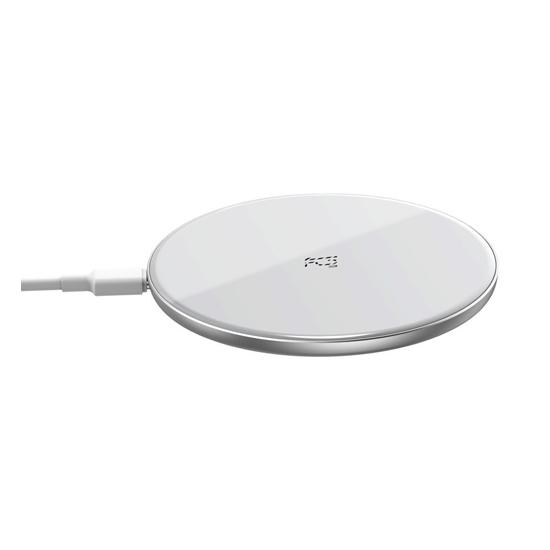 Simple Wireless Charger 15W Updated Version Type-C WXJK-B02 მობილურის აქსესუარები, ტელეფონები ბრენდი: Baseus ამპერაჟი: 2A ფერი: white Simple Wireless Charger 15W Updated Version Type-C WXJK-B02