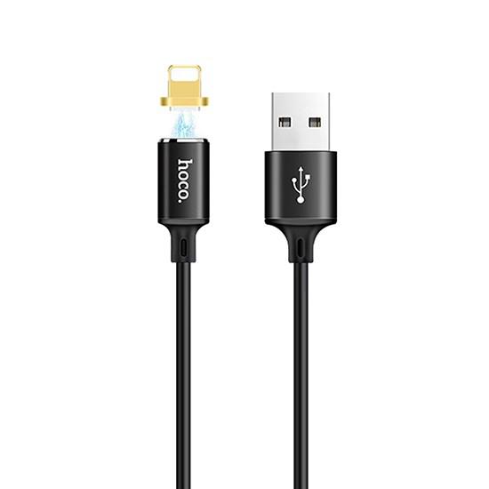 Magnetic Charging Cable Adsorption Lightning U28 მობილურის აქსესუარები, ტელეფონები ბრენდი: Hoco კაბელის ტიპი: male-male კონექტორები: Lightning-USB ტიპი: Cable ფერი: Black Magnetic Charging Cable Adsorption Lightning U28