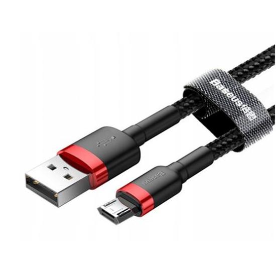 Cafule Cable Micro USB 2A 3m CAMKLF-H/Red მობილურის აქსესუარები, ტელეფონები ბრენდი: Baseus კაბელის ტიპი: female-male კონექტორები: Micro USB-USB სიგრძე: 3000mm ტიპი: Cable ფერი: Red/Black Cafule Cable Micro USB 2A 3m CAMKLF-H-Red