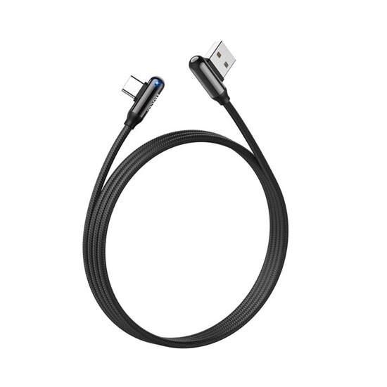 Excellent Elbow Charging Data Cable Type-C U77 მობილურის აქსესუარები, ტელეფონები ბრენდი: Hoco კაბელის ტიპი: male-male კონექტორები: Type C-USB სიგრძე: 1200mm ტიპი: Cable ფერი: Black Excellent Elbow Charging Data Cable Type-C U77