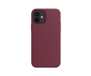 Magsafe Silicon Case For Apple Iphone 12 Plum
