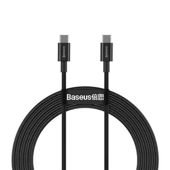 Superior Series Fast Charging Data Cable Type-C to Type-C 100W 1m მობილურის აქსესუარები, ტელეფონები ბრენდი: Baseus კაბელის ტიპი: male-male კონექტორები: Type C-Type C სიგრძე: 1000mm ტიპი: Cable ფერი: Black Superior Series Fast Charging Data Cable Type-C to Type-C 100W 1m