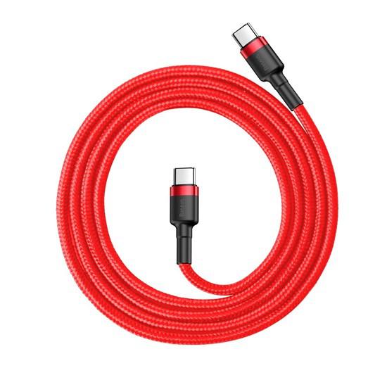 Cafule Series Cable Type-C 1M CATKLF-G09 მობილურის აქსესუარები, ტელეფონები ბრენდი: Baseus კაბელის ტიპი: male-male კონექტორები: Type C-Type C სიგრძე: 1000mm ტიპი: Cable ფერი: Red Cafule Series Cable Type-C 1M CATKLF-G09