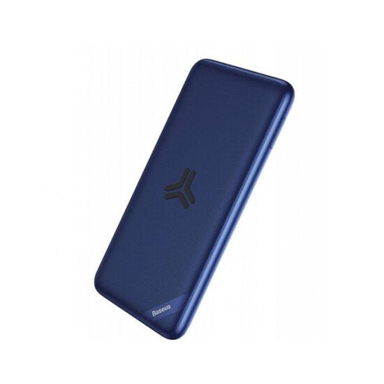Wireless Charger Power bank 10000mAh 18W PPS10-03 მობილურის აქსესუარები, ტელეფონები ბრენდი: Baseus მოცულობა mAh: 10000 mAh ამპერაჟი: 2A ფერი: blue Wireless Charger Power bank 10000mAh 18W PPS10-03