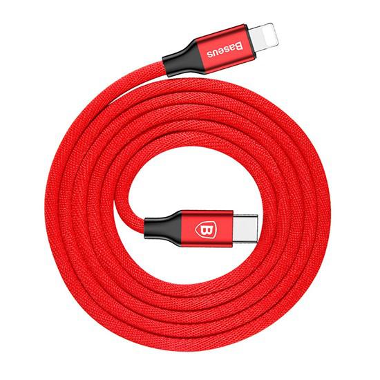 Yiven Series Type-C To Lightning Cable 1M CATLYW-A09 მობილურის აქსესუარები, ტელეფონები ბრენდი: Baseus კაბელის ტიპი: male-male კონექტორები: Lightning-USB სიგრძე: 1000mm ტიპი: Cable ფერი: Red Yiven Series Type-C To Lightning Cable 1M CATLYW-A09