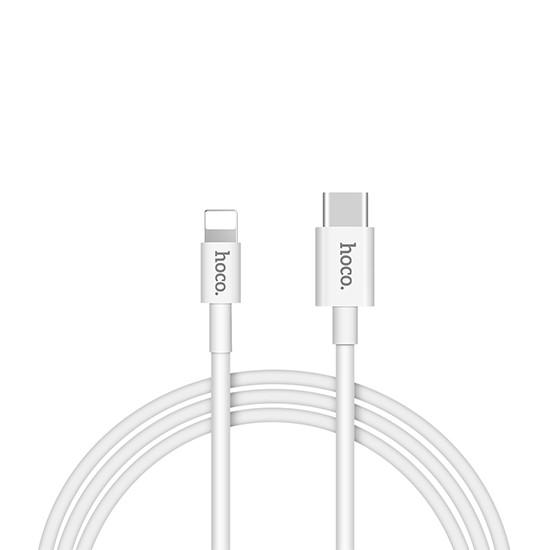 Data Transfer And Charging Cable Type-C To Lightning X15 მობილურის აქსესუარები, ტელეფონები ბრენდი: Hoco კაბელის ტიპი: male-male კონექტორები: Type C-Lightning ტიპი: Cable ფერი: White Data Transfer And Charging Cable Type-C To Lightning X15
