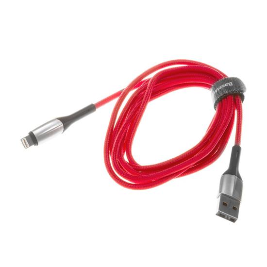 Horizontal Data Cable With An Indicator Lamp Lightning 2m CALSP-C09 მობილურის აქსესუარები, ტელეფონები ბრენდი: Baseus კონექტორები: Lightning-USB სიგრძე: 2000mm ტიპი: Cable ფერი: Red Horizontal Data Cable With An Indicator Lamp Lightning 2m CALSP-C09