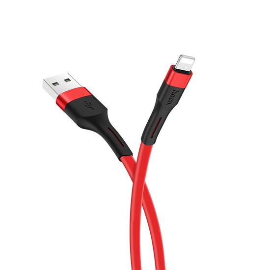 Surpass Charging Data Cable Lightning X34 მობილურის აქსესუარები, ტელეფონები ბრენდი: Hoco კაბელის ტიპი: male-male ტიპი: Cable ფერი: Red დამტენის ტიპი: Lightning Surpass Charging Data Cable Lightning X34