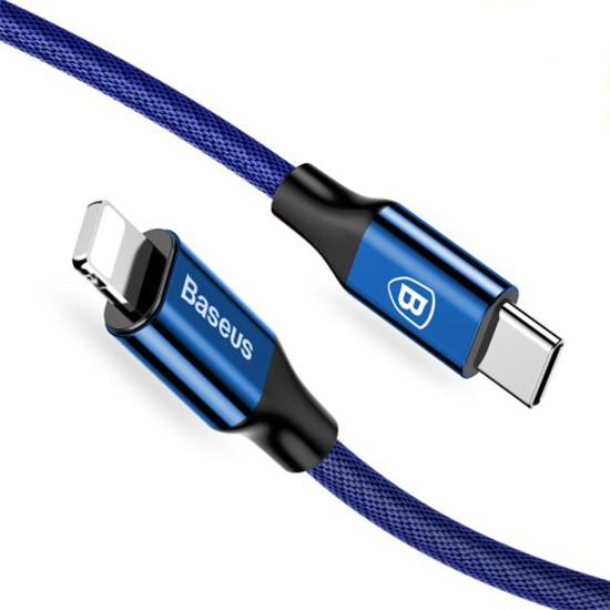 Yiven Series Type-C To Lightning Cable 1M CATLYW-A03 მობილურის აქსესუარები, ტელეფონები ბრენდი: Baseus კაბელის ტიპი: male-male კონექტორები: Lightning-USB სიგრძე: 1000mm ტიპი: Cable ფერი: Blue Yiven Series Type-C To Lightning Cable 1M CATLYW-A03