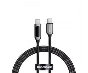 Display Fast Charging Data Cable Type-C to Type-C 100W 1m