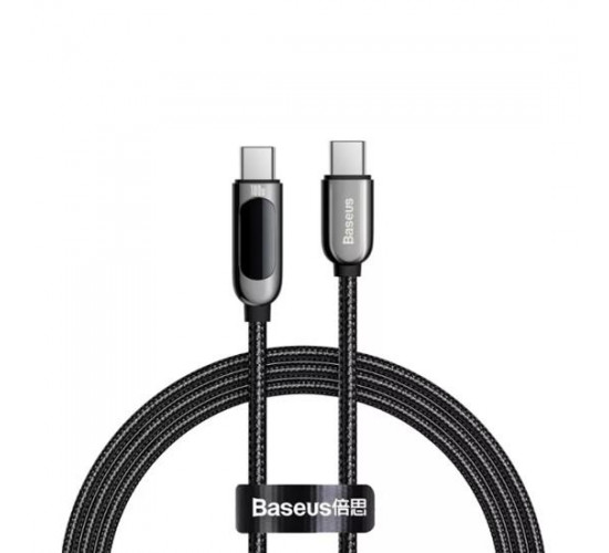 Display Fast Charging Data Cable Type-C to Type-C 100W 1m
