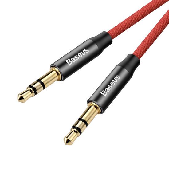 Yiven Audio Cable 3.5 male Audio M30 1M CAM30-B/Red მობილურის აქსესუარები, ტელეფონები ბრენდი: Baseus კაბელის ტიპი: male-male კონექტორები: 3. Yiven Audio Cable 3.5 male Audio M30 1M CAM30-B-Red