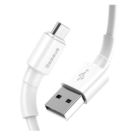 Mini Cable Micro USB 4A 1m CAMSW-D მობილურის აქსესუარები, ტელეფონები ბრენდი: Baseus კაბელის ტიპი: male-female კონექტორები: Micro USB-USB სიგრძე: 1000mm ტიპი: Cable ფერი: White Mini Cable Micro USB 4A 1m CAMSW-D