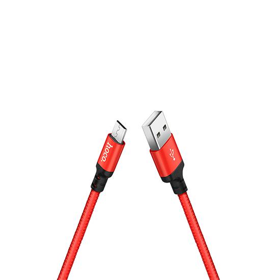 Times Speed Charging Cable X14 Micro 1m/Red მობილურის აქსესუარები, ტელეფონები ბრენდი: Hoco კაბელის ტიპი: male-male კონექტორები: Micro USB-USB სიგრძე: 1000mm ტიპი: Cable ფერი: Black/Red Times Speed Charging Cable X14 Micro 1m-Red