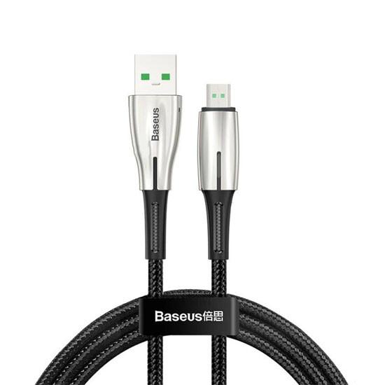 Waterdrop USB Cable For Micro 4A 1M CAMRD-B01 მობილურის აქსესუარები, ტელეფონები ბრენდი: Baseus კაბელის ტიპი: male-male კონექტორები: Micro USB-USB სიგრძე: 1000mm ტიპი: Cable ფერი: White Waterdrop USB Cable For Micro 4A 1M CAMRD-B01