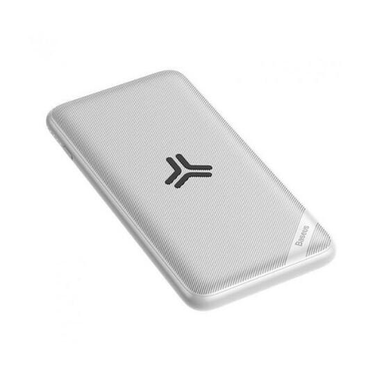 Wireless Charger Power bank 10000mAh 18W PPS10-02 მობილურის აქსესუარები, ტელეფონები ბრენდი: Baseus მოცულობა mAh: 10000 mAh ამპერაჟი: 2A ფერი: white Wireless Charger Power bank 10000mAh 18W PPS10-02
