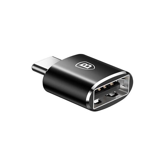 USB Female To Type-C Male Adapter Converter CATOTG-01 მობილურის აქსესუარები, ტელეფონები ბრენდი: Baseus კაბელის ტიპი: male-female კონექტორები: Type C-USB ტიპი: Converter ფერი: Black USB Female To Type-C Male Adapter Converter CATOTG-01