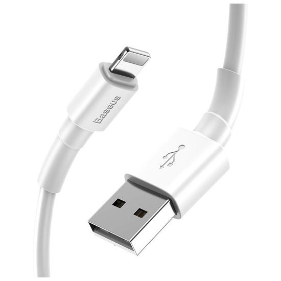 Mini Cable Lightning 2.4A 1m CALSW მობილურის აქსესუარები, ტელეფონები USB კაბელები-მობილური-USB კაბელი: Lightning ბრენდი: Baseus კონექტორები: Lightning-USB სიგრძე: 1000mm ტიპი: Cable ფერი: White Mini Cable Lightning 2.4A 1m CALSW