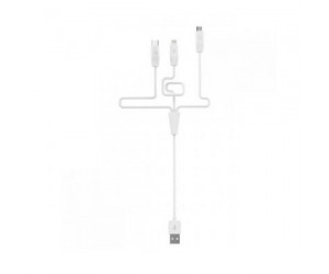 Rapid Charging Cable X1 Apple iPhone 6-6S plusMicro USB plusType-C 1m