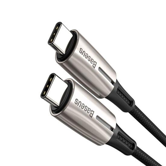 Water Drop Shaped Lamp Flash Charge Data Cable Type-C 20V 3A 1M CATSD-J01 მობილურის აქსესუარები, ტელეფონები ბრენდი: Baseus კაბელის ტიპი: male-male კონექტორები: Type C-Type C სიგრძე: 1000mm ტიპი: Cable ფერი: Black Water Drop Shaped Lamp Flash Charge Data Cable Type-C 20V 3A 1M CATSD-J01