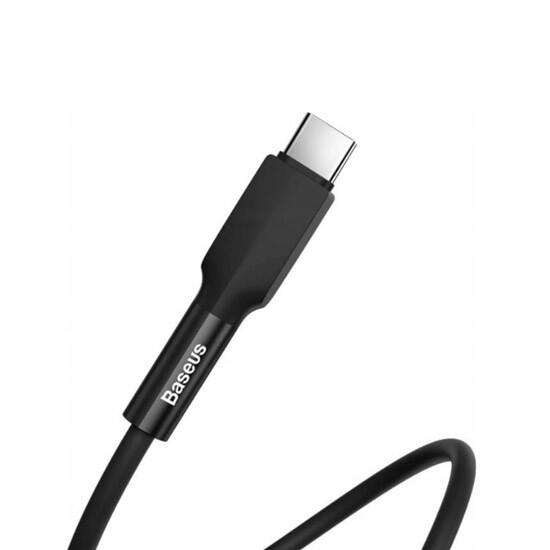 Silica gel cable USB For Type-C 1m CATGJ-01 მობილურის აქსესუარები, ტელეფონები ბრენდი: Baseus კაბელის ტიპი: male-male კონექტორები: Type C-USB ფერი: Black Silica gel cable USB For Type-C 1m CATGJ-01
