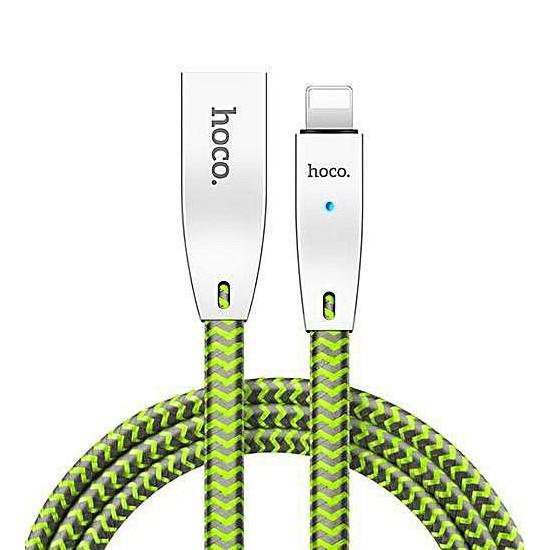 Intelligent Power Off Charging Cable U11 1.2m მობილურის აქსესუარები, ტელეფონები ბრენდი: Hoco კაბელის ტიპი: male-male კონექტორები: Lightning-USB სიგრძე: 1200mm ტიპი: Cable ფერი: Green Intelligent Power Off Charging Cable U11 1.2m
