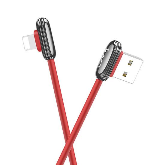 Soul Secret Charging Data Cable Lightning U60 მობილურის აქსესუარები, ტელეფონები ბრენდი: Hoco კაბელის ტიპი: male-female კონექტორები: Lightning-USB სიგრძე: 1200mm ტიპი: Cable ფერი: Red Soul Secret Charging Data Cable Lightning U60