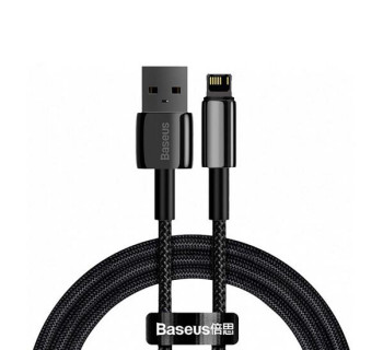 Tungsten Fast Charging USB Data Cable Lightning 2.4A 1m