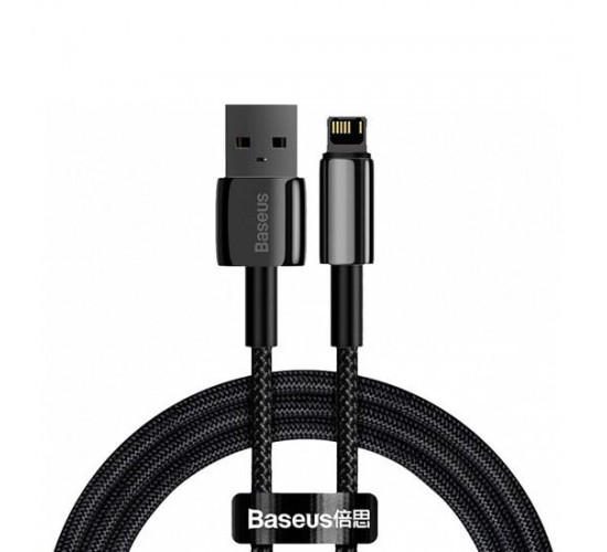 Tungsten Fast Charging USB Data Cable Lightning 2.4A 1m