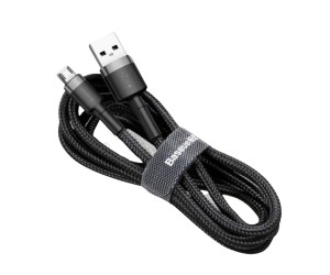 Cafule Cable Micro USB 2.4A 1m CAMKLF-BG1-black