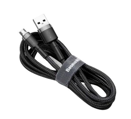 Cafule Cable Micro USB 2.4A 1m CAMKLF-BG1-black