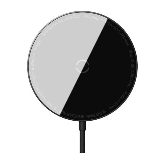 Simple Mini Magnetic Wireless Charger For iPhone 12 With Type-C Cable 1.5m WXJK-F01 მობილურის აქსესუარები, ტელეფონები სიგრძე: 1500mm ფერი: Black ბრენდი: Baseus დამზადებულია მოდელისთვის: Apple iPhone 12 Pro Max, iPhone 12 mini , iPhone 12 Pro , iPhone 12 Simple Mini Magnetic Wireless Charger For iPhone 12 With Type-C Cable 1.5m WXJK-F01