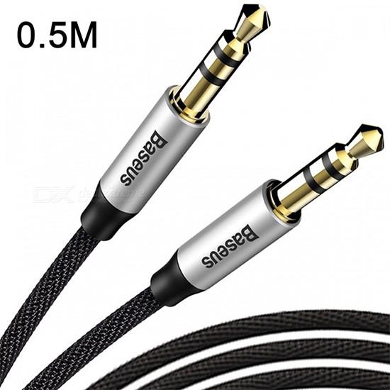 Yiven Audio Cable 3.5mm M30 1.5m CAM30-CS1/silver მობილურის აქსესუარები, ტელეფონები ბრენდი: Baseus კაბელის ტიპი: male-male კონექტორები: 3. Yiven Audio Cable 3.5mm M30 1.5m CAM30-CS1-silver