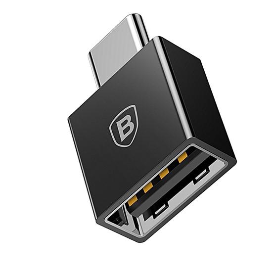 Exquisite Type-C Male to USB Female Adapter Converter CATJQ-B01 მობილურის აქსესუარები, ტელეფონები ბრენდი: Baseus კაბელის ტიპი: male-female კონექტორები: Type C-USB ტიპი: Converter ფერი: Black Exquisite Type-C Male to USB Female Adapter Converter CATJQ-B01