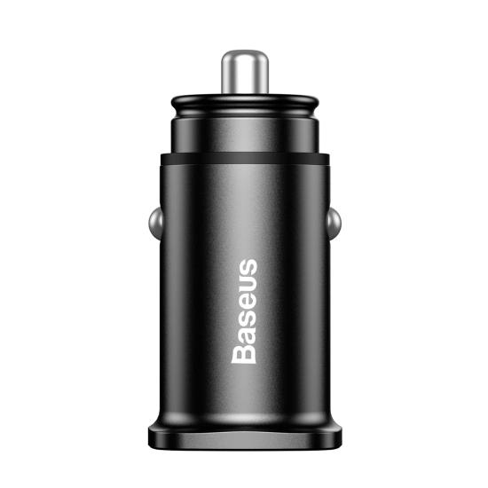 Square metal Dual QC3.0 Quick Car Charger CCALL-DS01 მობილურის აქსესუარები, ტელეფონები ბრენდი: Baseus USB პორტი: 2 Port სწრაფი დატენვა: YES მობილურები-მანქანის დამტენები: YES Square metal Dual QC3.0 Quick Car Charger CCALL-DS01