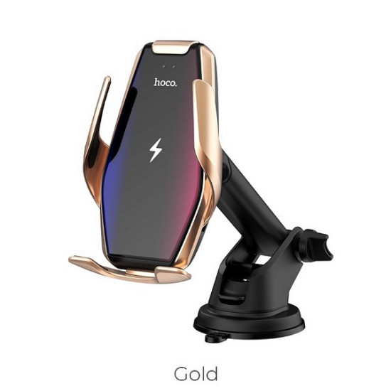 S14 automatic wireless charging car holder დამტენი, ტელეფონები მასალა: ABS + PC + Vacuum Plastic + sun pattern + 2. S14 automatic wireless charging car holder