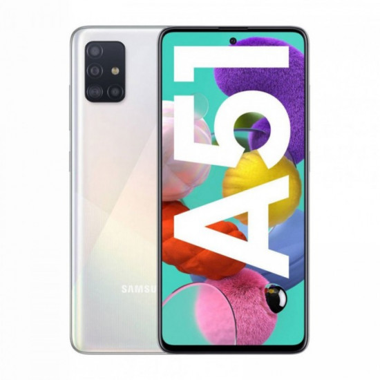 Samsung Galaxy A51 128GB WHITE SM-A515FZWWCAU მობილური ტელეფონი, ტელეფონები სტანდარტი• 2G: GSM 850/900/1800/1900• 3G: HSDPA 800/850/900/1700(AWS)/1900/2100• 4G: LTE• SIM ბარათის რაოდენობა: 2• SIM ბარათის ტიპი: Nano-SIMეკრანი• დიაგონალი: 6. Samsung Galaxy A51 128GB WHITE SM-A515FZWWCAU