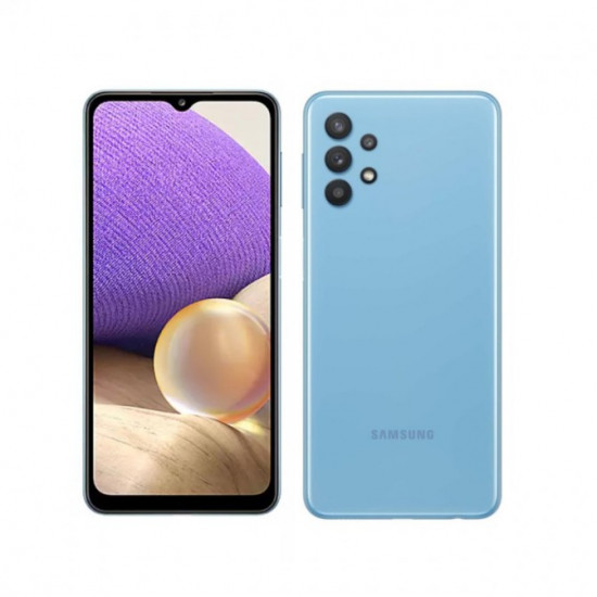 Samsung Galaxy A32 64GB Blue SM-A325FZBDCAU მობილური ტელეფონი, ტელეფონები სტანდარტი• 2G: GSM 850 / 900 / 1800 / 1900 - SIM 1 & SIM 2• 3G: HSDPA 850 / 900 / 1900 / 2100• 4G: LTE • SIM ბარათის რაოდენობა: 2 • SIM ბარათის ტიპი: Nano-SIMეკრანი• დიაგონალი: 6. Samsung Galaxy A32 64GB Blue SM-A325FZBDCAU