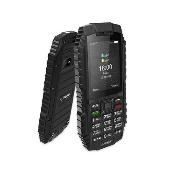 Sigma X-Treme DT68 ტელეფონი მობილური ტელეფონი, ტელეფონი Sigma ტექნოლოგია: GSM კავშირის სტანდარტი: 2G ზომები: 132X63X20mm წონა: 120 g კორპუსის აწყობა: plastic/rubber სიმ ბარათი-SIM: Dual SIM სიმ ბარათი-SIM ტიპი: Mini-SIM კორპუსის დაცვა: IP68 ეკრანის ზომა: 2. Sigma X-Treme DT68 ტელეფონი