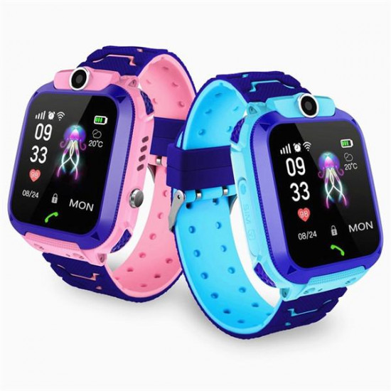 Smart Kids watch Q12 სმარტ საათები, ტელეფონები ბატარეის მოცულობა: 400 mAhდატენვის დრო: 2 სთეკრანის გარჩევადობა: 128*128ეკრანის ზომა: 1. Smart Kids watch Q12