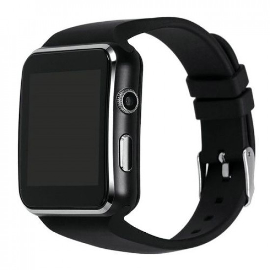 Smart Watch X6 სმარტ საათები, ტელეფონები ეს მრავალფუნქციური ჭკვიანი საათი ადვილად უკავშირდება ნებისმიერ Android ან iOS სმარტფონს Bluetooth კავშირის საშუალებით. Smart Watch X6