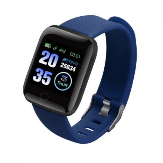 D13 Smart watch 116 Plus Blue სმარტ საათები, ტელეფონები პროდუქტის დასახელება – D13 Smart Watch ; მასალა – ABS+silicone ; ეკრანის ზომა – 1. D13 Smart watch 116 Plus Blue
