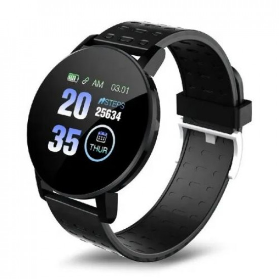 Smart watch 119 Plus Black სმარტ საათები, ტელეფონები პროდუქტის დასახელება – D13 Smart Watch ; მასალა – ABS+silicone ; ეკრანის ზომა – 1. Smart watch 119 Plus Black