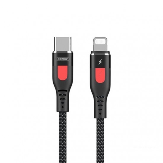 Cable RC-188i black ტელეფონები, მობილურის კაბელები სადენის ტიპი: USB შემავალი პორტი: USB Type C გამომავალი პორტი: Lightning თავსებადია: Android სმარტფონებთან ,პლანშეტურ კომპიუტერებთან გამომავალი სიმძლავრე: 4. Cable RC-188i black
