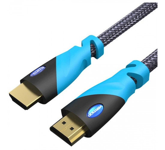 VAA-C01-B300 Nylon Braided HDMI Cable 3M Black